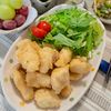 633toの作ってみた!投稿(鶏むね肉が取り合いに♡「コンソメチーズのコロコロチキン」)