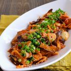 豚バラなすの旨辛にんにく炒め