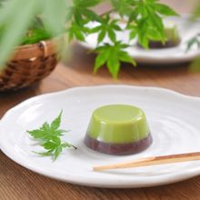 【夏の和菓子】抹茶寒天と水ようかん