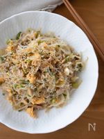 『もやしと青ねぎの春雨サラダ』＃作り置き＃お弁当＃簡単