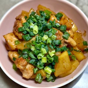 968467の作ってみた!投稿(味がしみしみ♪『鶏大根の甘辛照り煮』【作り置き＊お弁当】)