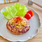 ふっくらジューシー♩中華風ネギだれハンバーグ