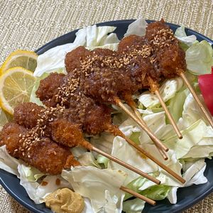 楽ラク手抜キッチン🐶🐾の作ってみた!投稿(全部フライパンで完結！【ささみの濃厚味噌カツ丼】)