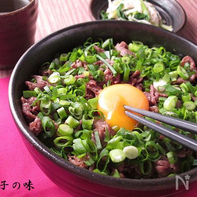 ねぎだくすき焼き丼