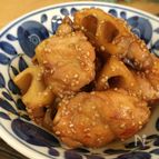 簡単にもう一品☆鶏と蓮根の甘酢炒め煮 