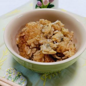 AKARI☆の作ってみた!投稿(スイッチ押すだけ！あさりとしらすの炊き込みご飯)