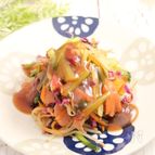 もやしと小松菜の甘酢あん掛け