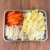 全部入れて待つだけ◎野菜たっぷり【肉団子と白菜の春雨スープ】の工程1
