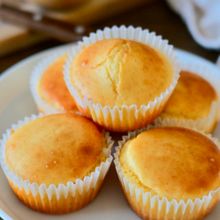少ないオイルでもふわふわ♪米粉のマフィン
