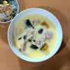 かおちゃんの作ってみた!投稿(具沢山！かぼちゃときのこのチキンクリームシチュー【ルー不要】)