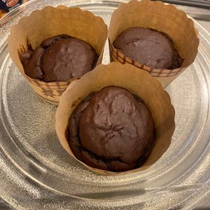 1021520の作ってみた!投稿(バレンタインにも♡米粉で濃厚チョコマフィン)