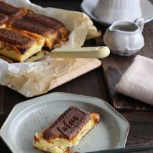 今注目の味♪ハニーレモン味のビスケット♡バスク風チーズケーキ