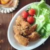 簡単節約☆鶏むね肉のソースパン粉焼き。の工程7