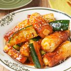 10分！チーズとろ〜！＼ズッキーニのヤンニョムチーズちくわ／