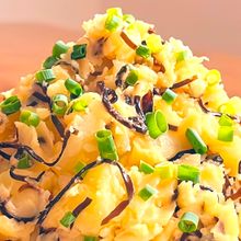 〖茹でない！〗水切りなしでラクうま「塩昆布ポテサラ」