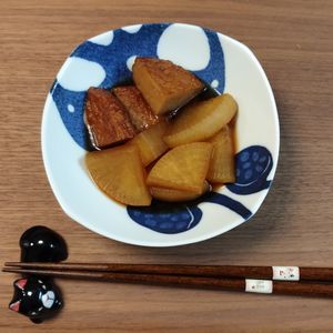 ゆの作ってみた!投稿(【味がしみしみ！】大根とさつま揚げの出汁煮)