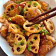 ご飯がすすむ【鶏れんこんの甘酢照り焼き】