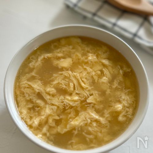 ふわふわ卵スープの黄金比!混ぜ方だけで感動食感◎
