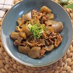 【業務スーパー】牛肉とこんにゃくの甘辛煮
