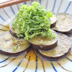 レンジでナスの簡単おつまみ