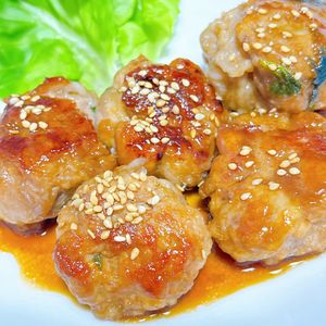 にらたまの作ってみた!投稿(お弁当にも『大葉の甘辛豚こまボール』簡単！包丁不要🙈)
