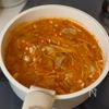 ごちそう満腹スープ♩【豚キムチ春雨スープ】の工程4