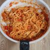 ワンパン15分♪別茹で不要！ミートソースパスタの工程4