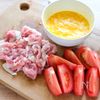 【豚トマたま】簡単おいしい中華炒め♪パパッと作れる！の工程1