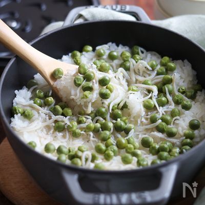 豆ごはん。