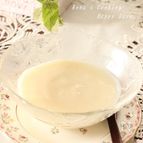 桃と豆乳の冷製スープ