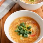 寒くなるこの時期ほっこり♪ふわふわカニ玉スープ