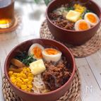 お湯で溶かすだけの簡単スープdeピリ辛肉味噌醤油ラーメン