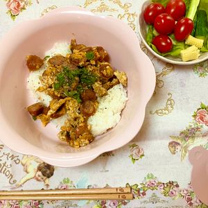 ありみの作ってみた!投稿(【食べ盛りが大歓喜！ういたま3分丼】簡単/時短)