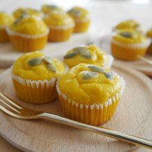 グルテンフリー！かぼちゃの米粉マフィン