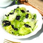 秒で消えた！レタスのごま油和え