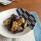 レンジで3分☆簡単和総菜◎なすのおかか生姜和え