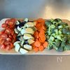 ワンランクアップ【とうもろこし＆こめ油で具だくさんお味噌汁】の工程1