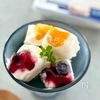 ひんやりデザート【クリームチーズとフルーツのキューブアイス】の工程4