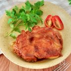 さっぱりしつこくない！【さっぱりカレーチキンステーキ】
