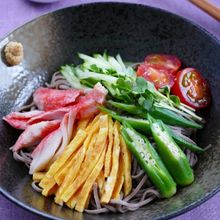 冷し中華風日本蕎麦