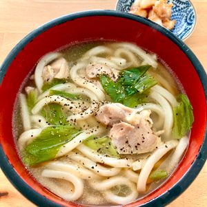 りぃママの作ってみた!投稿(ゴマ油香る♡『鶏ネギうま塩うどん』)