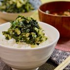 大根の葉っぱ炒め。ふりかけに、おつまみに。ごま油が香る！