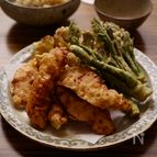 小麦粉不要♡グルテンフリー【米粉天ぷら・鶏天と旬野菜】
