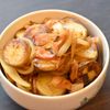 こざかなの作ってみた!投稿(焦がしベーコンと玉ねぎで簡単コク旨！ポテトのカレー粉焼き＊)