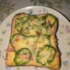 KUMIKOの作ってみた!投稿(【ピーマンとカニカマのチーズトースト】シンプルで美味しい♡)