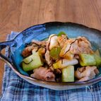 レンジで簡単！豚バラと長ねぎの塩こんぽん酢蒸し