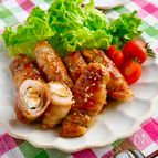 大葉香る♪お麩の甘辛チーズ肉巻き