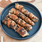 お弁当に！エリンギのゆかり豚肉巻き