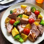 漬け込んでジューシーやわらか！豚肉のローズマリー焼き