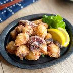 生姜のきいた絶品たこの唐揚げ！